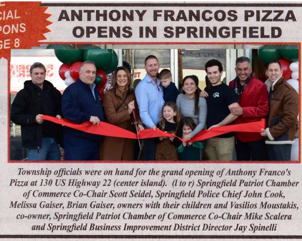 Exciting news! Anthony Franco's Pizza is now open in Springfield, ready to serve tasty pizza to the community.